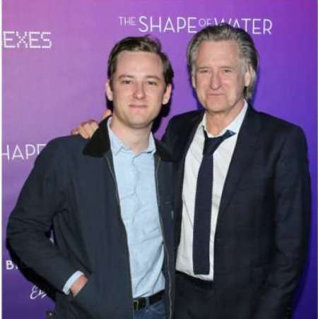 Bill Pullman with his youngest son Lewis Pullman. 